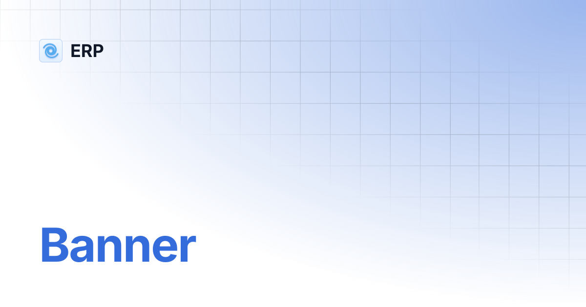 Banner | ERP
